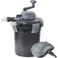 Produktbild: Heissner Druckfilter Set HLF3000-00 inkl. 7 Watt UV-C Teichklärer für Teiche mit 3000 l