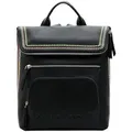 Produktbild: Desigual Rucksack RAVEN NERANO mit Verschlussklappe Stickereien - Schwarz