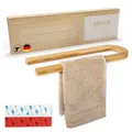 Produktbild: ® Handtuchstange ohne Bohren - Handtuchhalter Wand - Toilettenpapierhalter Ho...