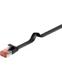 Produktbild: Pro LAN CAT 6 flat - Schwarz - 1m