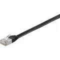 Produktbild: Goobay CAT 6 U/FTP PIMF Flachkabel Netzwerkkabel RJ45 schwarz 1m #94231