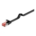 Produktbild: Goobay Flachkabel U/FTP Cat6 schwarz 1m 94231