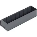 Produktbild: Alutec 66029  Sichtlagerkasten   (L x B x H) 400 x 91 x 81 mm Dunkelgrau 1 St.