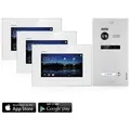 Produktbild: Video Türsprechanlage mit Smartphone App für 1 Familienhaus, 3x Monitore, Balter EVO WLAN