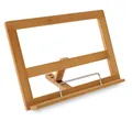 Produktbild: Buchständer Bambus Kochbuchhalter verstellbar Tablet Halter Holz Kochbuchständer