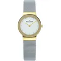 Produktbild: Skagen Uhr Freja Lille 358SGSCD Damenuhr Edelstahl Gold Silber Milanaise Armband