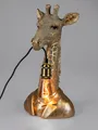 Produktbild: Tierleuchte Giraffe - Tischleuchte in Gold – Exzentrische Pop-Art Deko