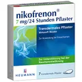 Produktbild: nikofrenon 7 mg/24 Stunden Pflaster, transdermale Nikotinpflaster, 7 St | Zur Unterstützung der Raucherentwöhnung, mindert Entzugserscheinungen bei Nikotin-Abhängigkeit, 24h Wirkung