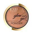 Produktbild: Eveline Cosmetics Glow and Go Gebackener Bronzing Puder - No 02 Jamaica Bay - Seidig Glatter, Natürlicher Finish Bronzer für Konturierung und Verstärkung der Bräune