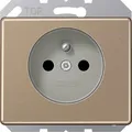 Produktbild: Jung Steckdose gold brz SL 521 FKI GB Abdeckung Stecker Steckdosen SL521FKIGB