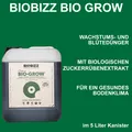 Produktbild: BioBizz Bio-Grow 5 Liter Wachstumsdünger 100% organic Grow