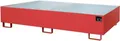 Produktbild: Bauer Regalwanne Typ RW/GR 2700-2, mit Gitterrost, rot RAL3000 134071
