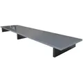 Produktbild: Vladon Tvaufsatz, Grau, Schwarz, Holzwerkstoff, 138.5x9.5x34.5 cm, Wohnzimmer, TV Möbel, TV-Aufsätze