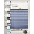 Produktbild: Sonello Plissee ohne Bohren Rollo Klemmfix für Fenster & Tür Lichtschutz, blickdicht, ohne Bohren, verspannt, Klemmfix, 75cm x 120cm Blau Faltrollo, Easyfix, Sonnenschutzrollo, Jalousie blau 75 cm x 120 cm