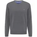 Produktbild: FYNCH-HATTON V-Ausschnitt-Pullover grau M