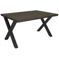 Produktbild: Skraut Home Esstisch,, Dunkelbraun, Holzwerkstoff, 6-Sitzer, Rechteckig,Rechteckig, 90x74x140 cm, Esszimmer, Tische, Esstische