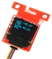 Produktbild: SparkFun Micro OLED Breakout, 64x48 Pixel, Qwiic, I2C, 10mA, adressierbar, 3.3V