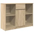 Produktbild: vidaXL Sideboard mit Schublade Sonoma-Eiche 101x35x76 cm Holzwerkstoff