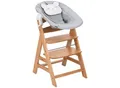 Produktbild: Hauck Hochstuhl-Set Apha Newborn Set, Natur, Hellgrau, Holz, Metall, Textil, Buche, massiv, teilmassiv, 65x93.5x49 cm, Bezug abnehmbar, waschbar, 3-Punkt-Gurt, Babymöbel, Hochstühle & Zubehör, Hochstühle