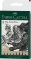 Produktbild: FABER-CASTELL 167158 - Tuschestift Pitt Artist Pen, Farbe 199, schwarz, XXS, S,