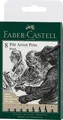 Produktbild: Faber-Castell 167158 - Tuschestift Pitt Artist Pen, Farbe 199, schwarz, XXS, S,