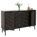 Produktbild: Mendler Sideboard HWC-M50 94x151x40cm - dunkelgrau