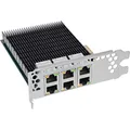 Produktbild: InLine 6-Fach Gigabit Netzwerkkarte, 6X RJ45 1Gb/s, PCIe x4, 51127C
