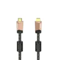 Produktbild: Hama Premium HDMI-Kabel m. Ethernet, Stecker-Stecker, Ferrit, Metall,1,5m 205025