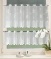 Produktbild: EXPERIENCE Scheibengardine Bistrogardinen Set Scheibengardinen Küchengardinen 2336 30, 50 x 160 cm Weiß (2 St), Stangendurchzug, halbtransparent, Wirkware, Set