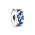Produktbild: PANDORA Damen Charm Clip Blauer Pavé-Glanz 791817NSBMX