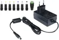 Produktbild: Poppstar AC DC Netzteil, Steckernetzteil 12V 2A mit 8er Hohlstecker Adapter-Set