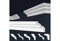 Produktbild: marbet design Stuckleiste E-7, Musterstück (20cm), XPS Styropor weiß - Deckenleisten Zierleisten Eckleisten Dekorbau E-Leisten - (Musterstück E-7)