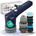 Produktbild: Clatronic Elektrische-Reinigungsbürste ERB 3815 A, mit 8 Aufsätzen, Akku 3,7V / 1,3Ah, 300 U/min.