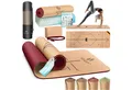 Produktbild: KESSER Yogamatte, Fitnessmatte Kork mit Tragegurt & Tasche Gymnastikmatte Trainingsmatte