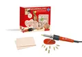 Produktbild: Pebaro 0269 Bastelset Brandmalerei: Brandmalkolben, 6 Brennspitzen, 3 Brennstempel, 2 Holzplatten, Pyrographie, Holzbrennen, Schreiben, Zeichnen auf Holz, Kork etc., Basteln, Mittel