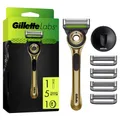 Produktbild: Gillette Labs Gold Rasierer mit 5 Klingen+Duschhänger Herrenrasierer