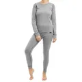 Produktbild: CFLEX Thermohose POLARDRY Damen Thermo Wäsche Set - warme lange Unterwäsche grau M