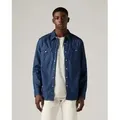Produktbild: Levi's für Herren. 85744-0000 Barstow navy standard fit Hemd (S), Blau, Lässig, Baumwolle, Denim, Langarm
