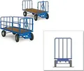 Produktbild: Protaurus Handpritschenwagen Serie 420 Stirnwände 1000mm hoch Luftbereifung 1250x800mm