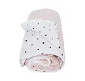Produktbild: Motherhood Baumwoll-Musselin Babydecke, 2-lagig, 95x110cm, vorgewaschen, Quadrate apricot