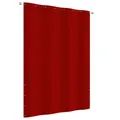 Produktbild: Balkon-Sichtschutz Rot 160x240 cm Oxford-Gewebe