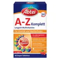 Produktbild: Abtei A-Z Multivitamine 40 Tabletten - Hochdosiert Laborgeprüft Vegetarisch