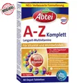 Produktbild: Abtei A-Z Komplett Langzeit-Multivitamine Nahrungsergänzungsmittel 40 Tabletten