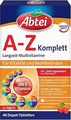 Produktbild: Abtei A-Z Komplett Langzeit-Multivitamine Nahrungsergänzungsmittel 40 Tabletten