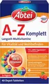 Produktbild: Abtei A-Z Komplett Langzeit-Multivitamine Nahrungsergänzungsmittel 40 Tabletten