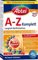 Produktbild: Abtei A-Z Komplett Langzeit-Multivitamine – 40 Tabletten – 24 Vitamine & Mineral