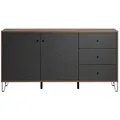 Produktbild: ebuy24 Sideboard, Graphit, Holzwerkstoff, 183x76x40 cm, Wohnzimmer, Kommoden & Sideboards, Sideboards