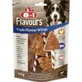 Produktbild: 8in1 - Flavours Kaustange Triple Flavour Wings 113 g Hundeleckerlis