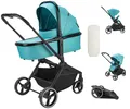 Produktbild: BooBoo Kombi-Kinderwagen Jazzi, 2in1 Kombikinderwagen, Babywanne, Sportsitz, große gefederte Räder