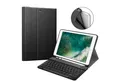 Produktbild: Fintie Tablet-Hülle für iPad 9.7 2018 (6. Gen) mit magnetisch QWERTZ Bluetooth Tastatur, Soft TPU Rückseite Gehäuse Keyboard Case mit eingebautem Pencil Halter